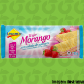 Wafer Morango Zero Açúcar 115 Gramas Lowçúcar