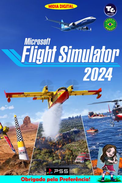 *Alugado 02/02 - Microsoft Flight Simulator 2024 - PS5*