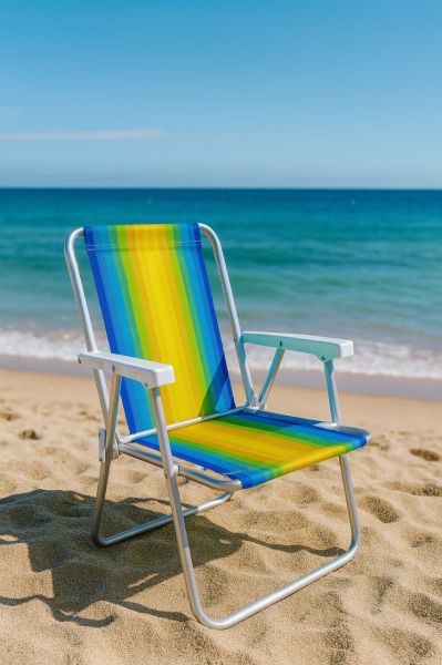 Cadeira de praia de alumínio