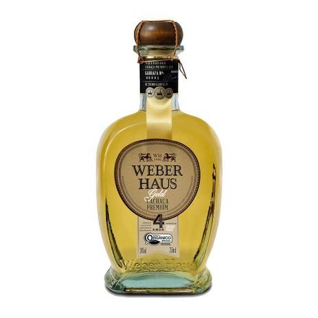 Cachaça Premium Gold 4 Anos Weber Haus - 750ml