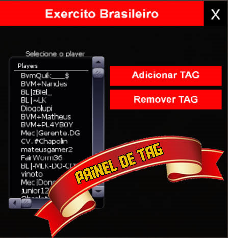 Painel de Tag