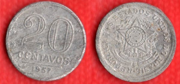 V264-2 - 0,20 1957 - Tiragem 27.110.000