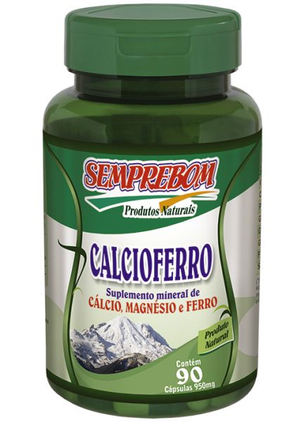 Cálcioferro - 90 cápsulas Cálcio e Ferro