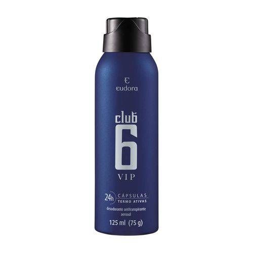 Desodorante Aerosol Eudora Club 6 Vip Azul
