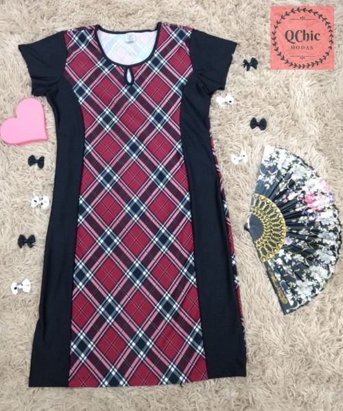 Vestido Tubinho Modelo Lindo Moda Evangélica