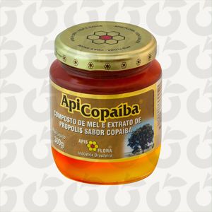 ApiCopaíba Mel com Própolis e Copaíba 300 Gramas Apis Flora