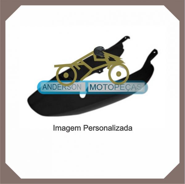 Rabeta completa [injetada na cor preta] HONDA FAN 125 - até