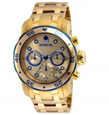 Relógio Invicta 48mm Pro Diver Scuba Banhado Ouro 18k 80069