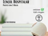 Lençol Hospitalar 3 unid. 50x50 mts.
