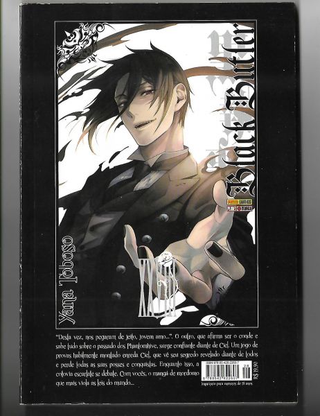 Mangá Black Butler Kuroshitsuji 28 - Editora Panini