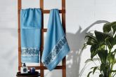 Jogo de Toalhas Sensacao 4Pcs Azul Indigo 242 Dianneli