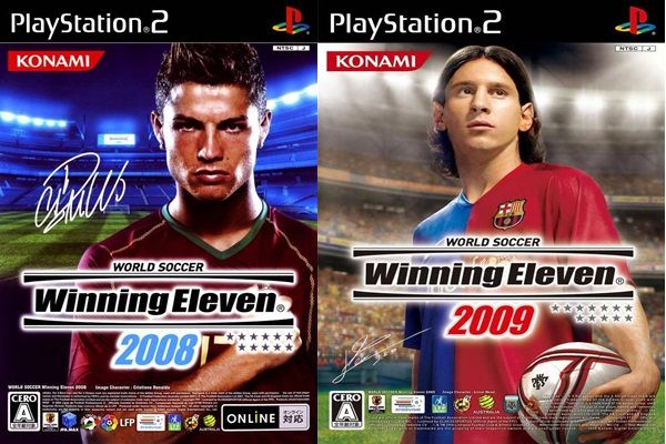 Kit World Soccer Winning Eleven 2008 + 2009 com 2 Jogos