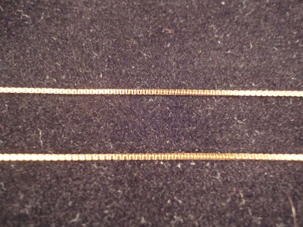 Corrente-cordão em Ouro 18k Veneziana de 0,7 mm com 60cm 3,2 gramas