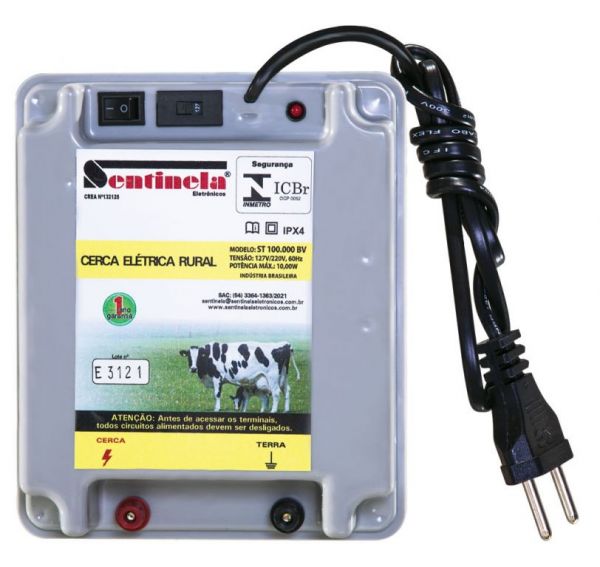 ELETRIFICADOR CERCA C/REG 100,00 SENTINELA