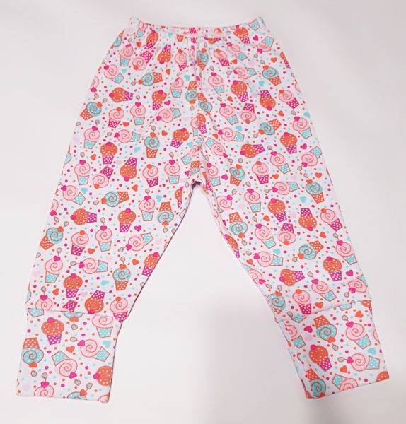 Calça bebê com pé reversível