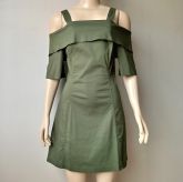 VESTIDO  EXÉRCITO OMBRO A OMBRO