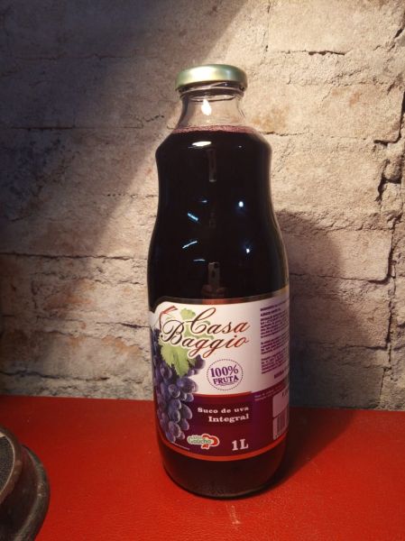 Suco Integral de uva 1 litro Casa Baggio