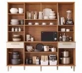 Kit Cozinha Livia 200 8P2G Visualizacao Interior MGM Moveis