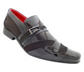 Sapato Social HiperFlex Couro Verniz e Nobuck  Original
