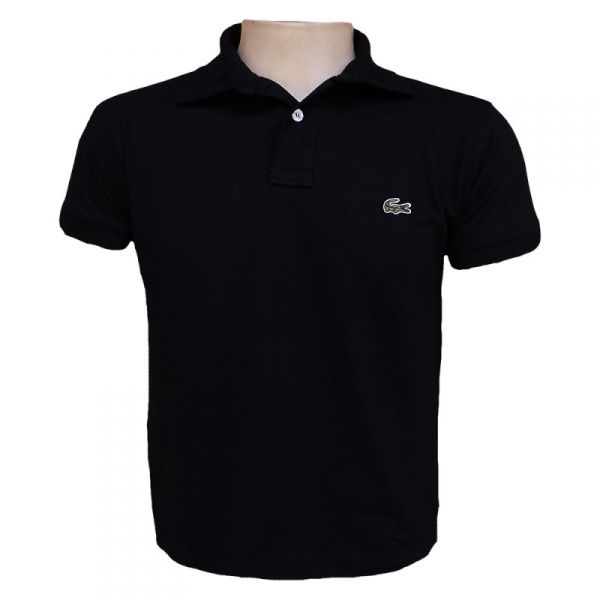 CAMISA MASCULINA POLO LACOSTE PRETA