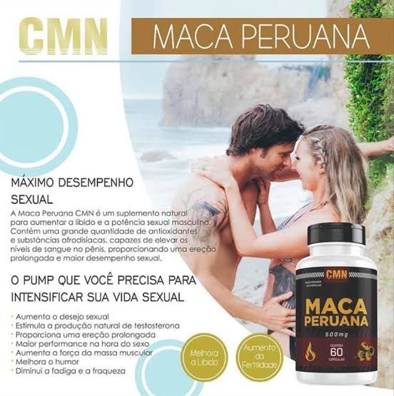 SUPLEMENTO MACA PERUANA - 500 mg 60 CÁPSULAS