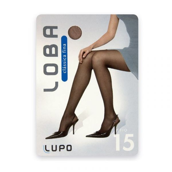 MEIA CALÇA LOBA CLÁSSICA FINA FIO 15 - LUPO