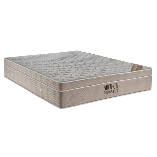 Colchao Queen AirTech Spring Pocket 158x198x25 Ortobom