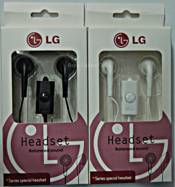 Fone CeL. Estilo LG