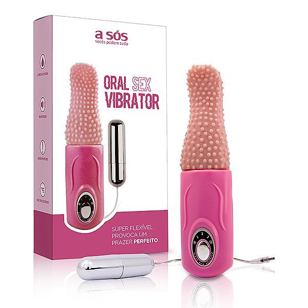 Estimulador Oral Sex Vibrator - Rosa