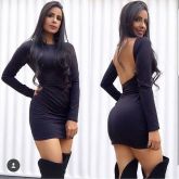 Vestido Manga longa