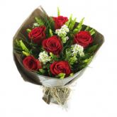 Item Adicional - Buquê de 6 Rosas Vermelhas Tradicionais