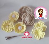 Flor trevo 4 folhas (n-98)