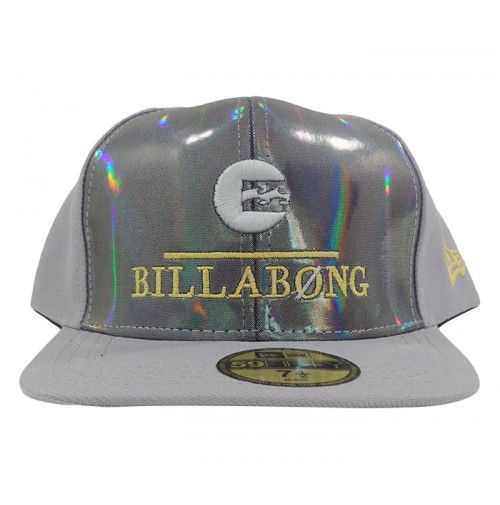 BONÉ ABA RETA BILLABONG PRATA E DOURADO