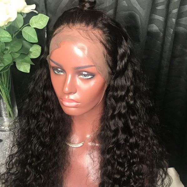 Lace Front Wig Cacheada 60cm 130% densidade