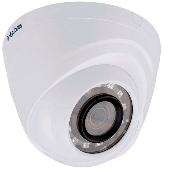 Câmera Dome Infravermelho Multi HD 4 em 1 Intelbras VHD 1120 D G4 HD 720p 2,8mm - HDCVI, HDTVI, AHD,