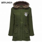 Casaco Feminino De Luxo Com Capuz De Inverno Alta Qualidade
