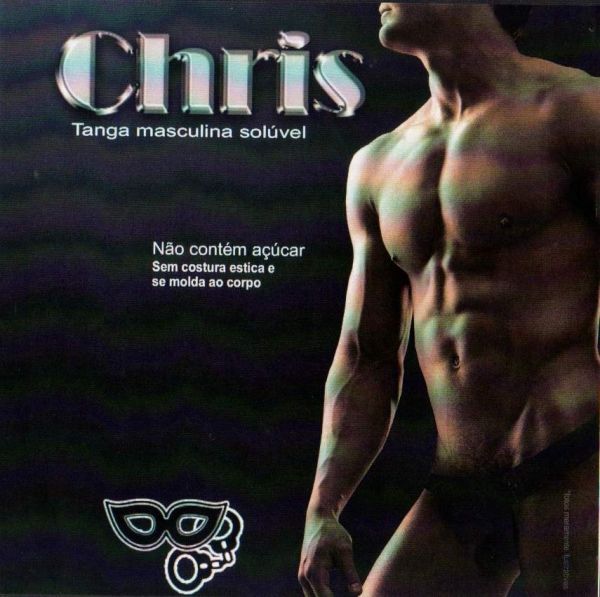 TANGA COMESTIVEL CHRIS 50 TONS DE CINZA