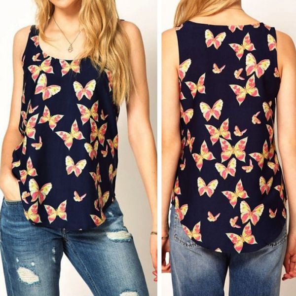 Blusas Soltas Borboletas