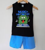 Conjunto Infantil Music 3D