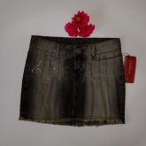 Saia Jeans Pregueada  Phama