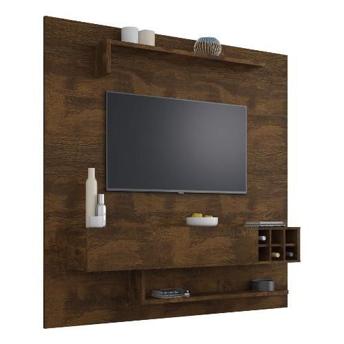 Painel Para Tv Essenciale Canela - Lukaliam Montagem Grátis