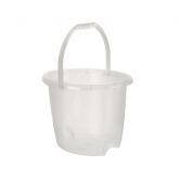 BALDE PLÁSTICO 13,5L OVAL TRANSPARENTE