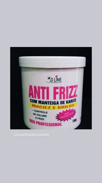 Máscara hidratação anti frizz 3D