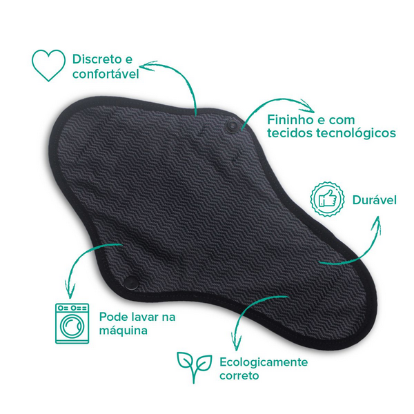 Absorvente Inciclo Mini - Preto