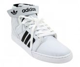 Tênis Adidas Varial New Cano Alto Branco e Preto