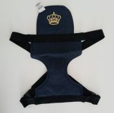 Canguru Bebe Sling Jeans Coroa Dourada