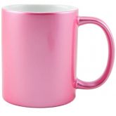 Caneca rosa metalizada 325 ml personalizada