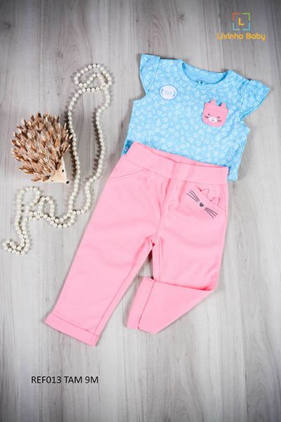 Conjunto Calça Rosa