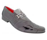 Sapato Social HiperFlex Couro Verniz Preto MOD:13099