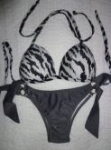 Biquíni com bojo zebrinha